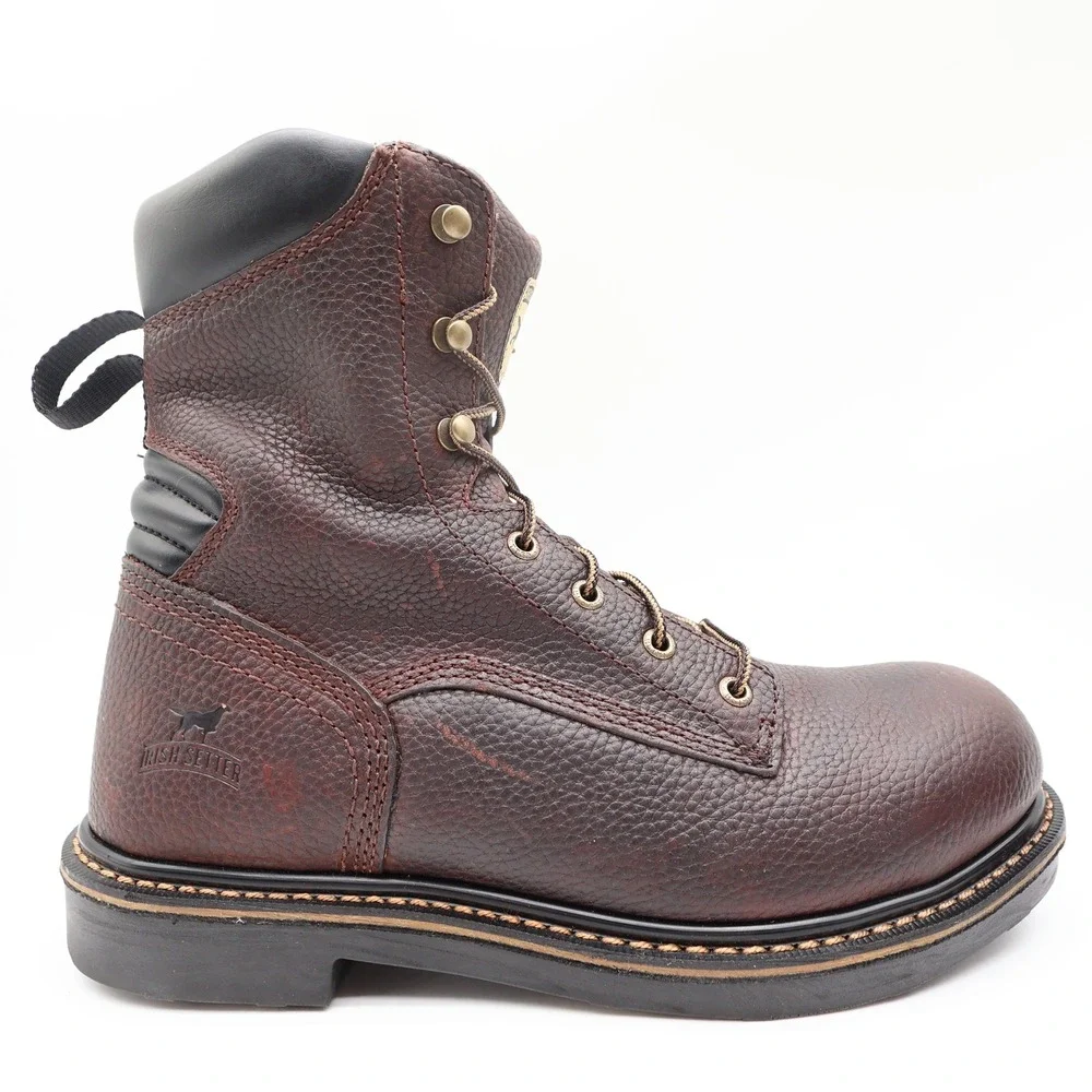 Irish Setter Boots Mens 9.5 D Farmington Leather Work 83803 Soft Toe NIB